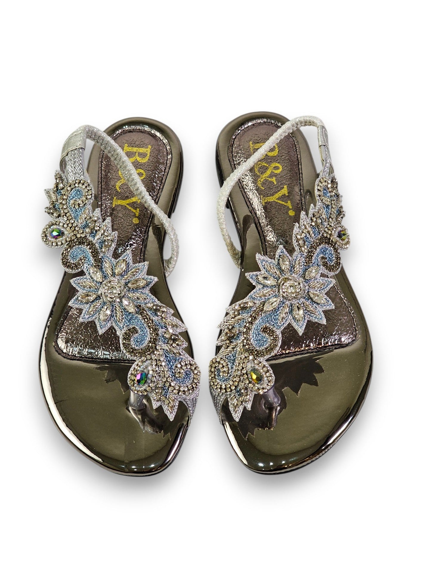 Lift Silver Flat Sandal
