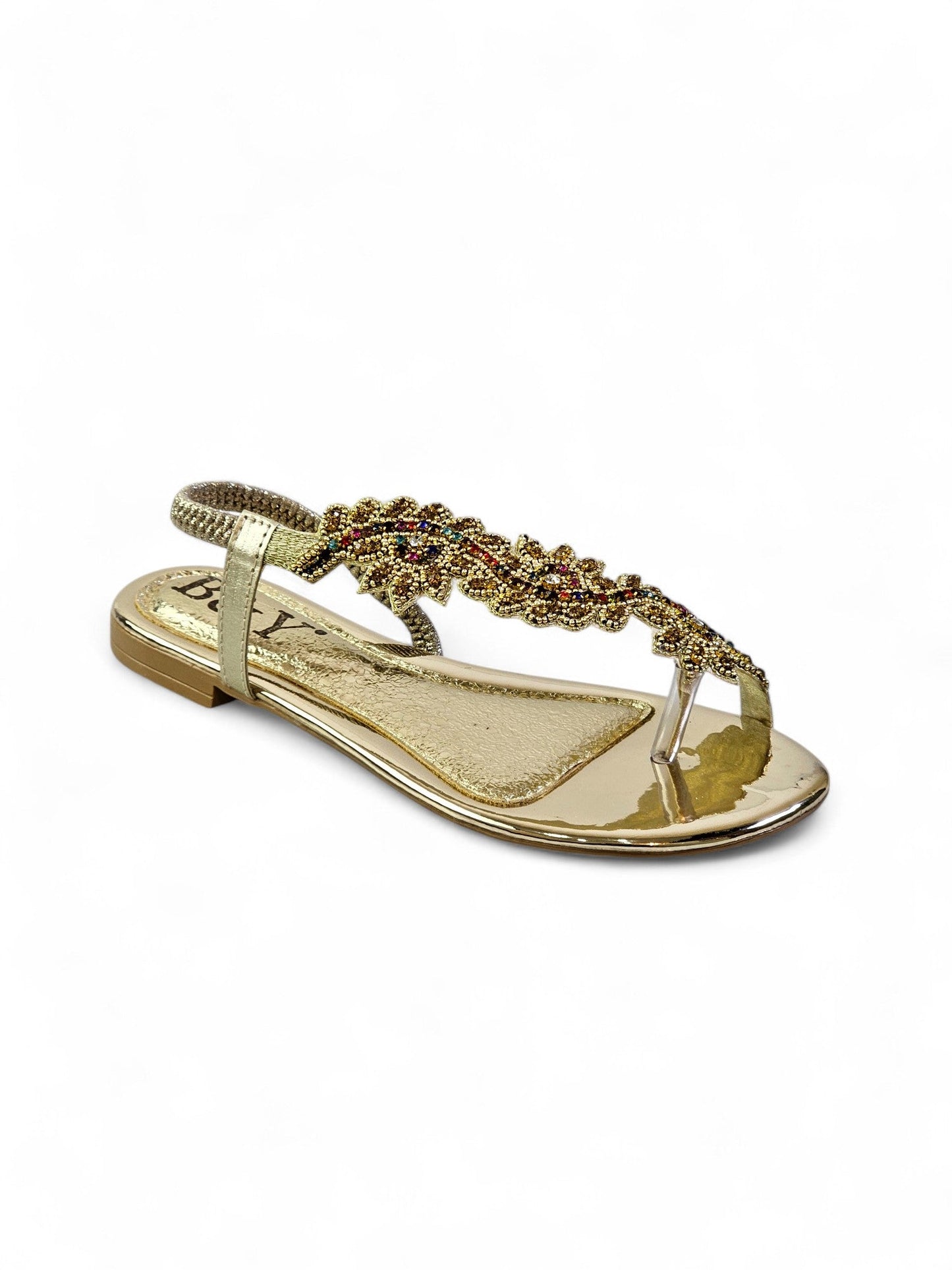 Nirelle Golden Flat Sandal