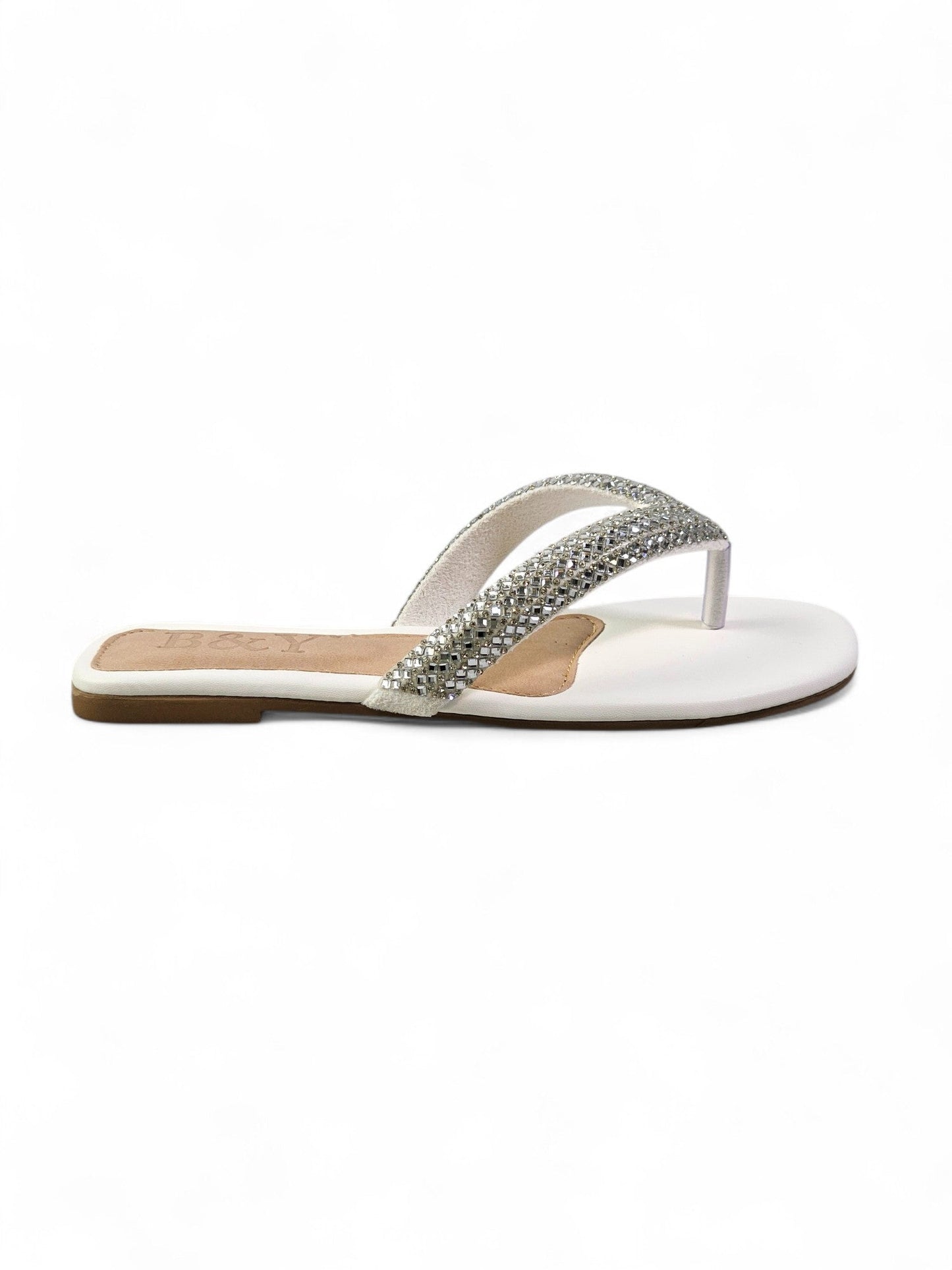 Coast White Flat Flip-Flop
