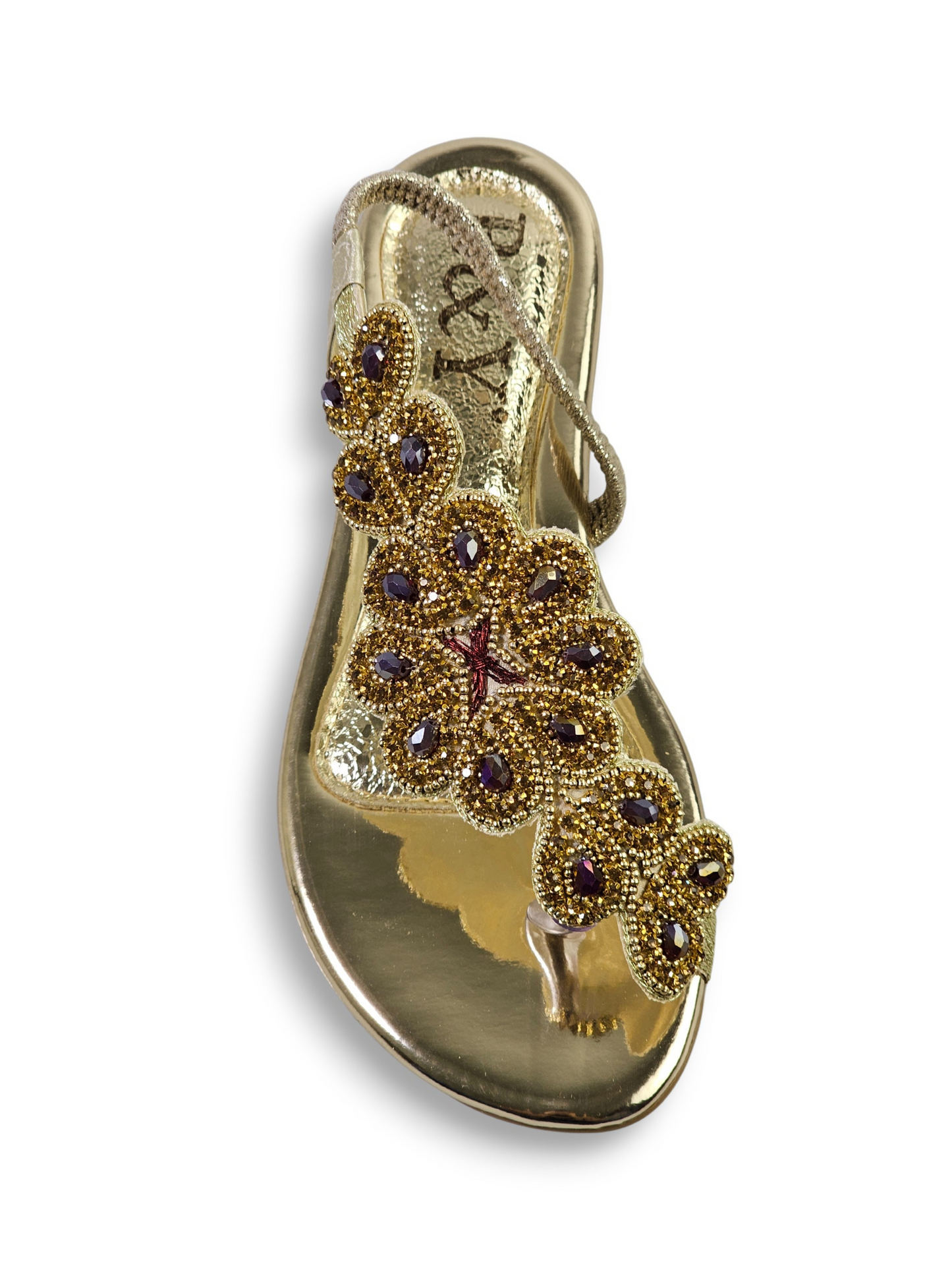 Horizon Golden Flat Sandal
