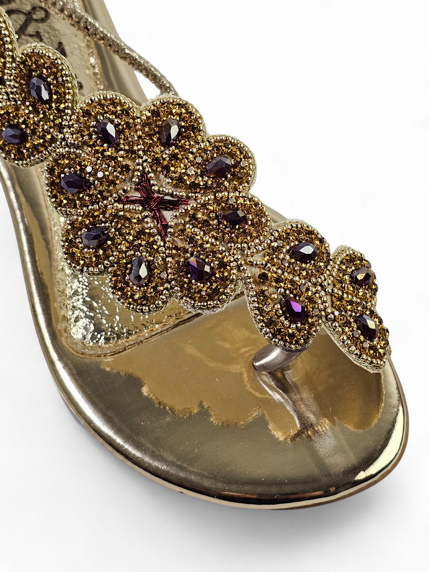 Horizon Golden Flat Sandal
