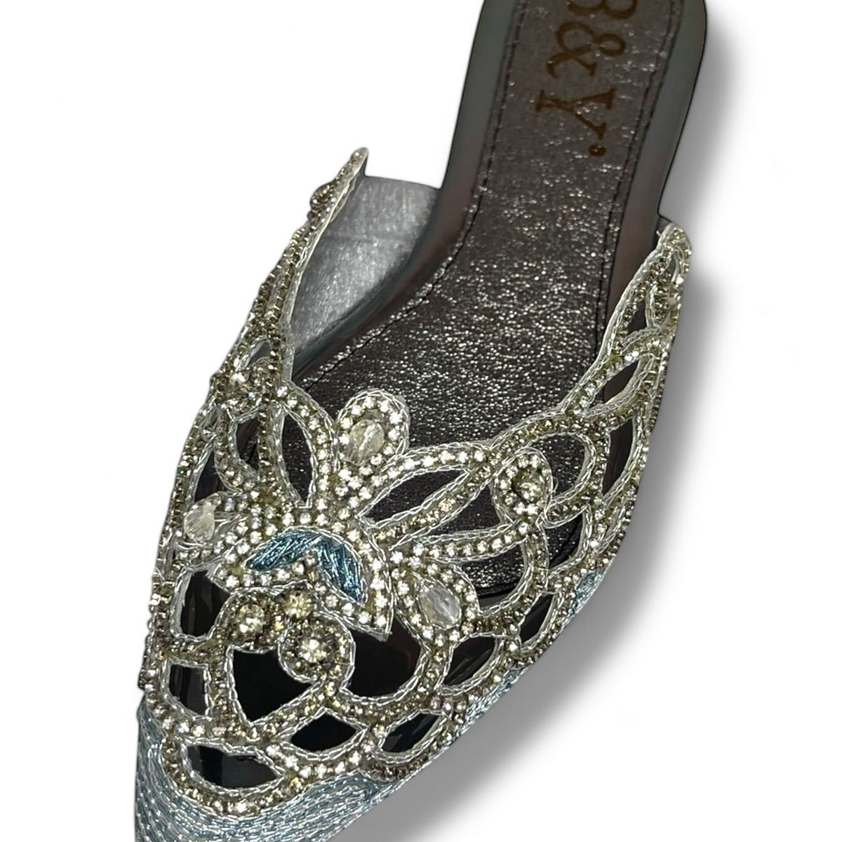 Roam Silver Flat Mule