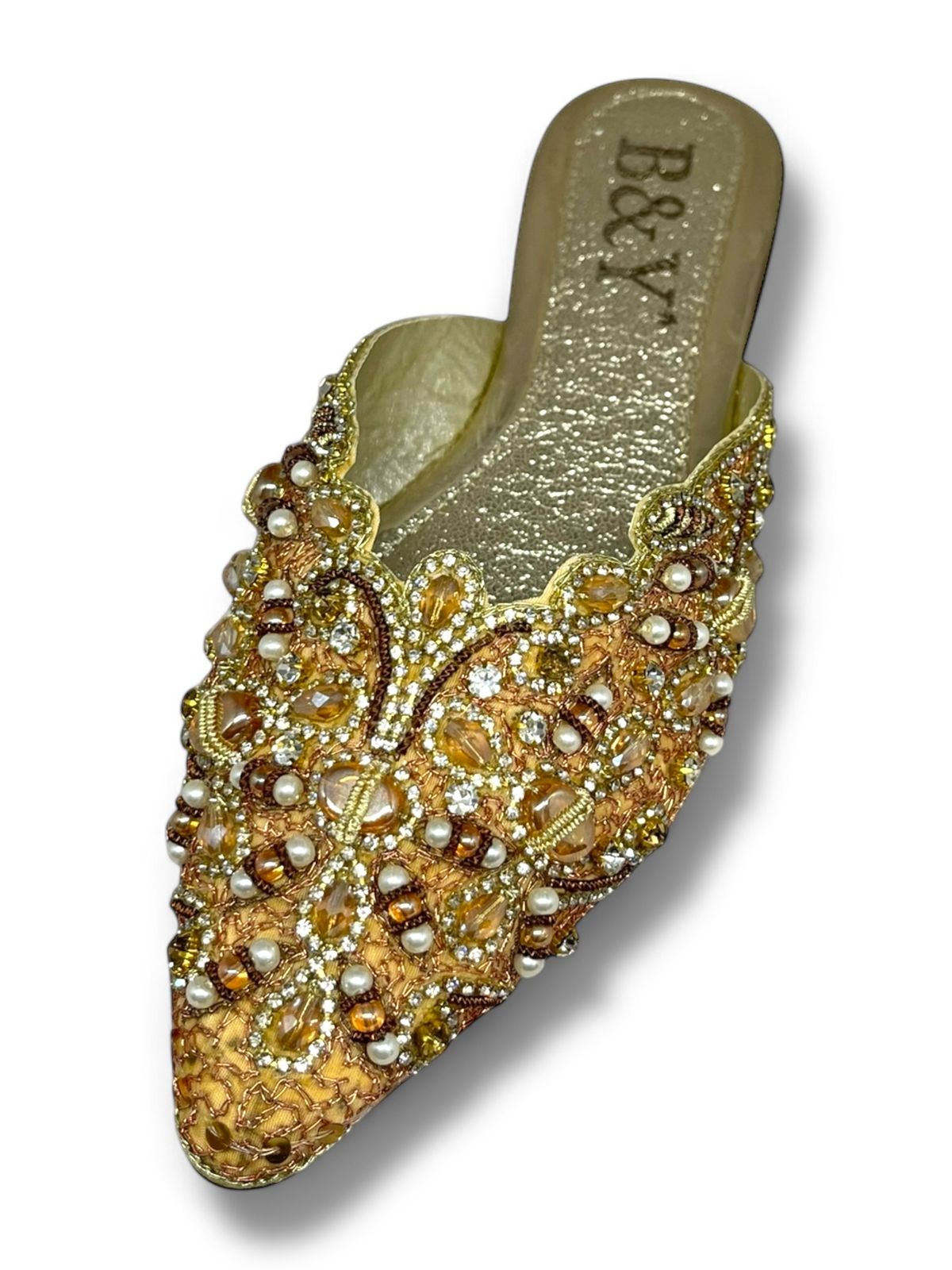 Beam Golden Flat Mule