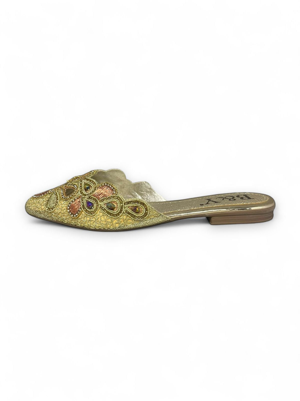 Sway Golden Flat Mule