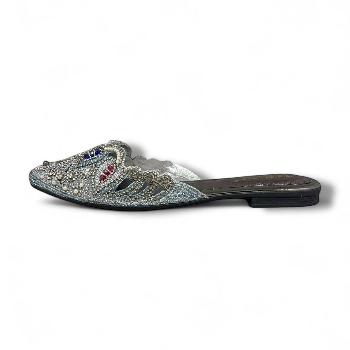 Tavira Silver Flat Mule