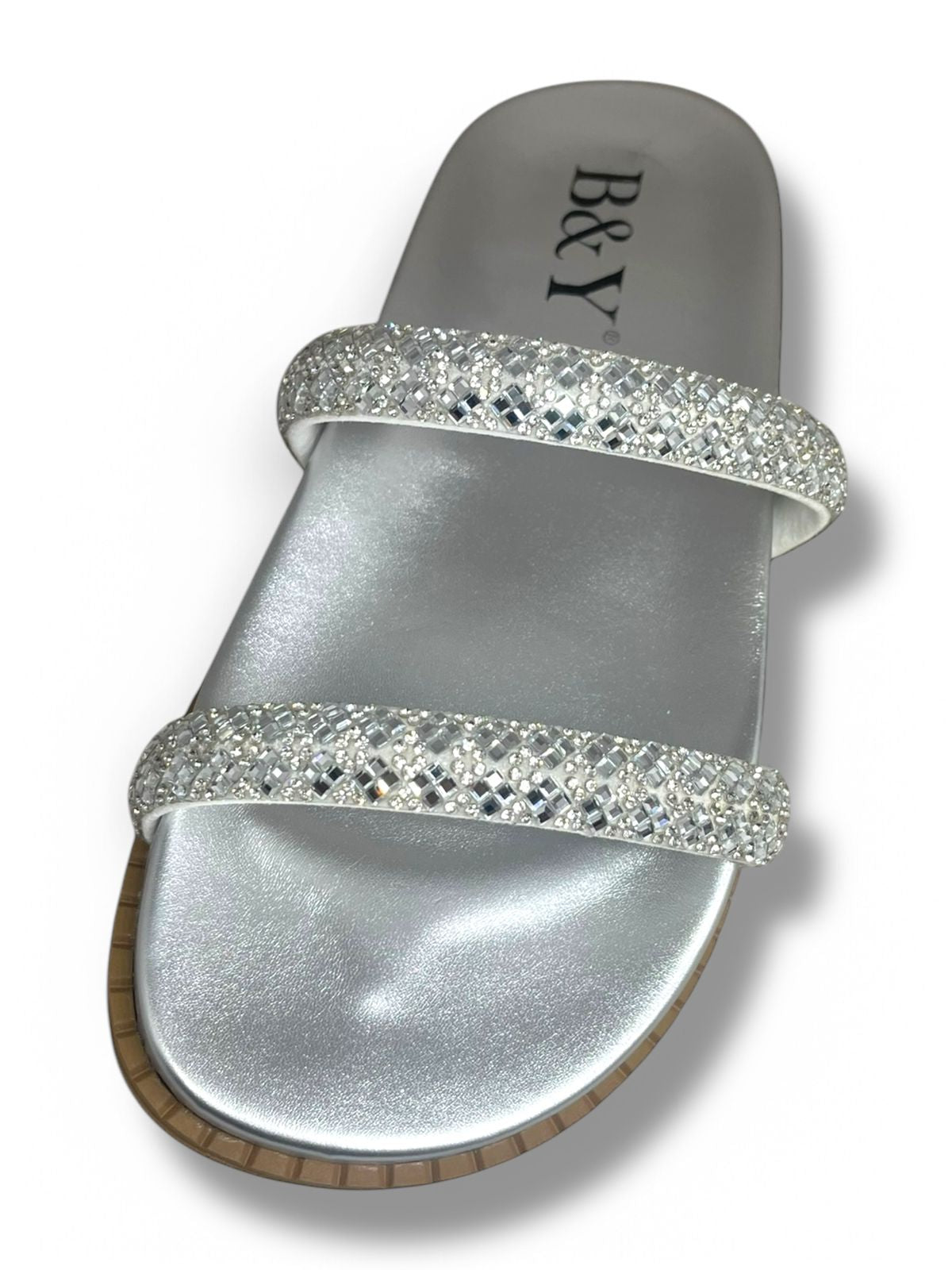 Blink Silver Flat Sandal
