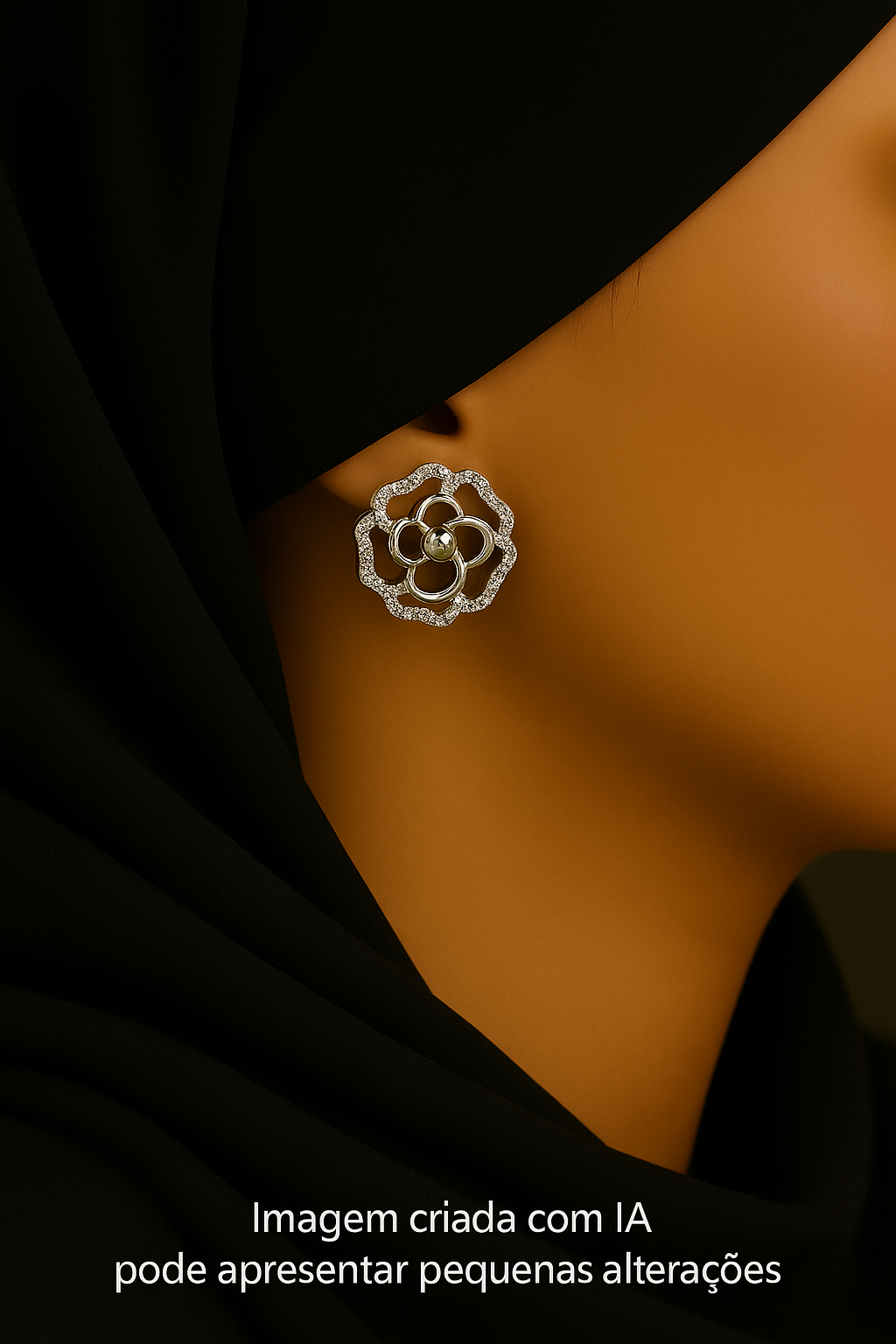 Flower Silver Earring