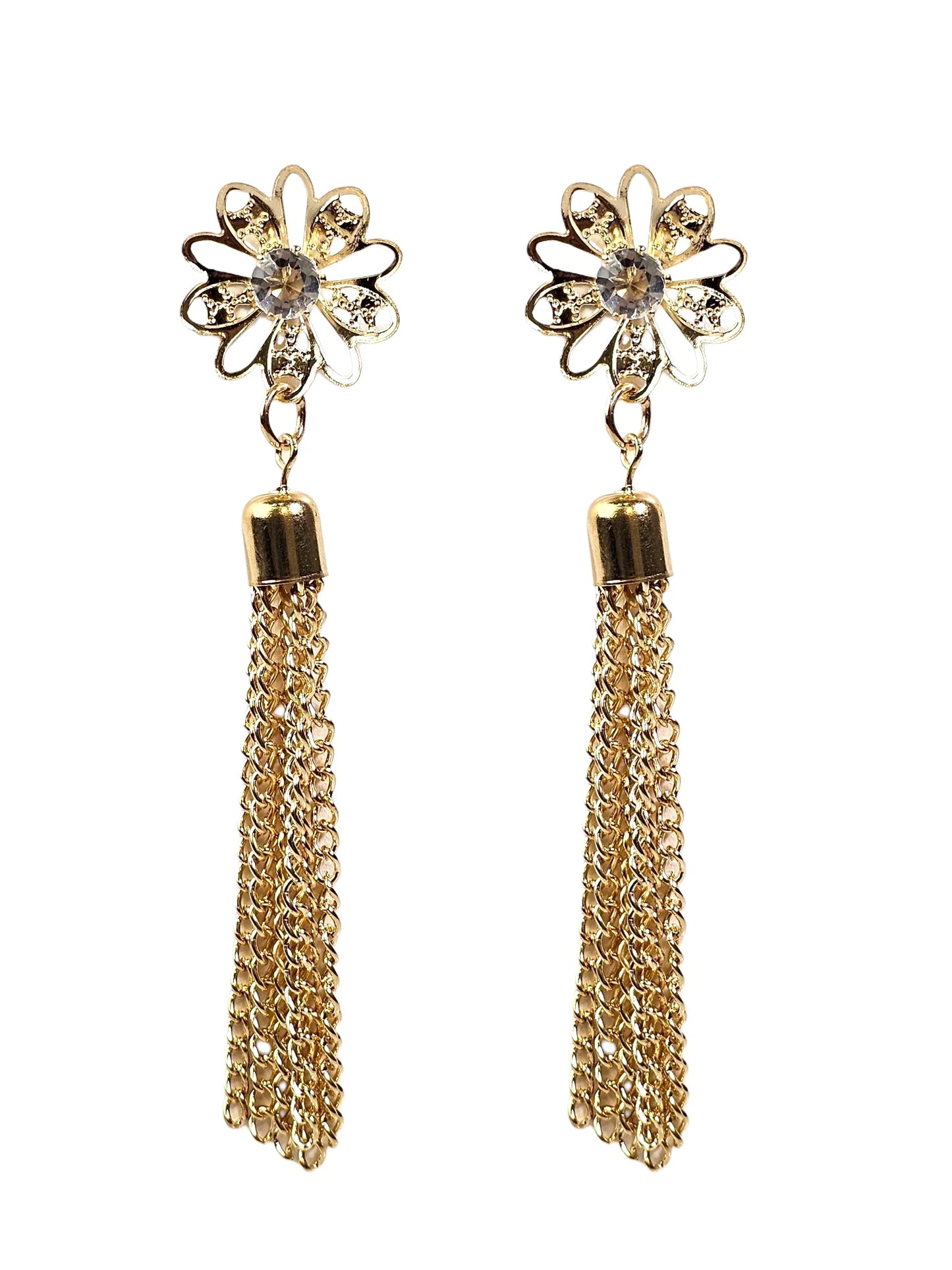 Flower Golden Earring