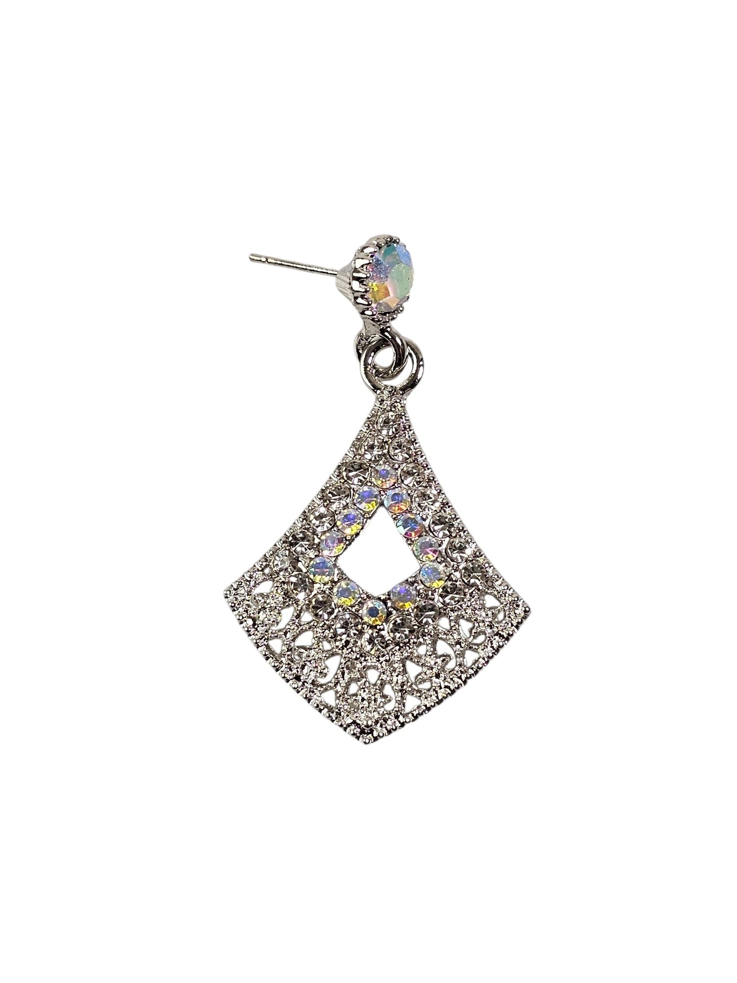 Festa Crystal Silver Earring