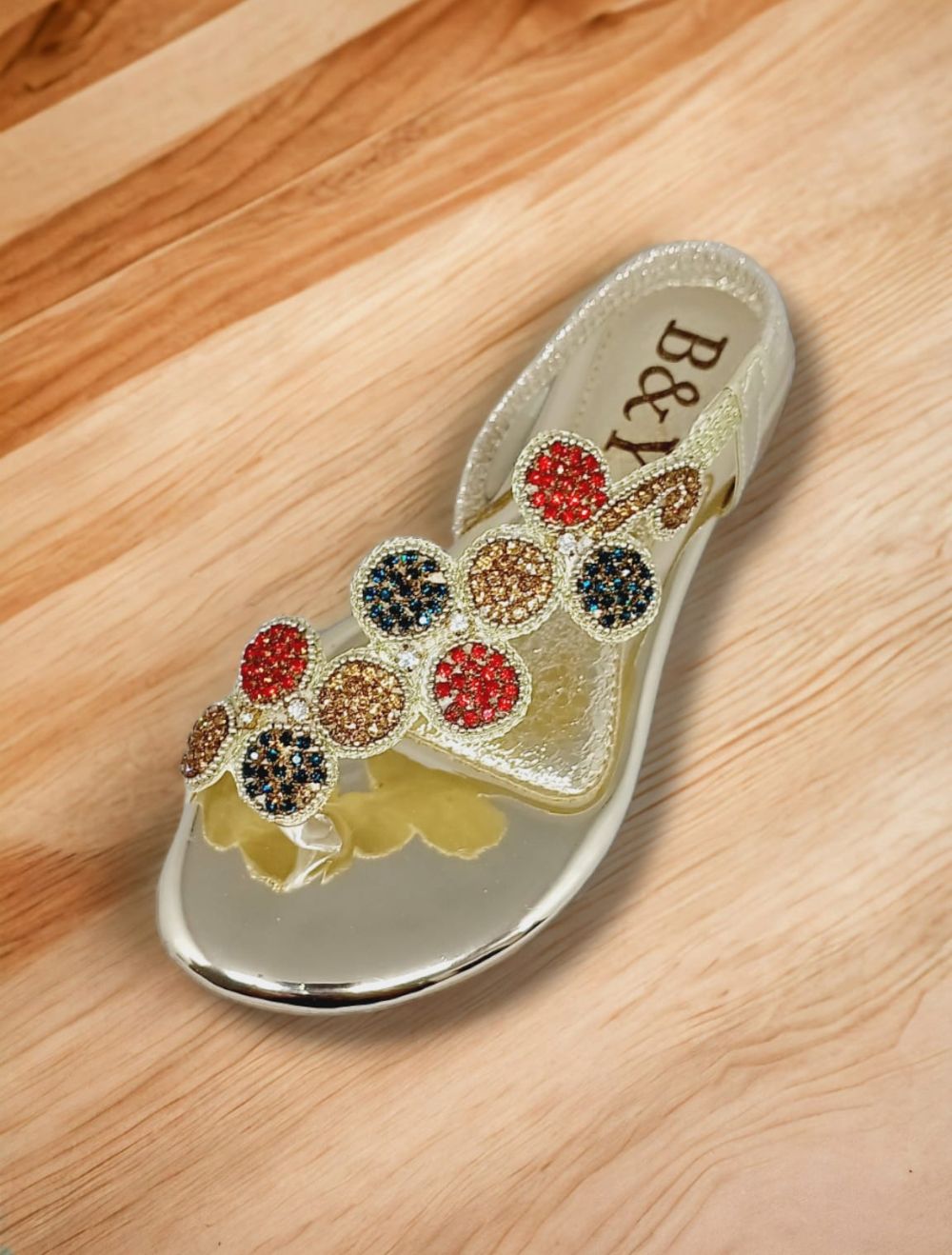 Sonata Golden Flat Sandal