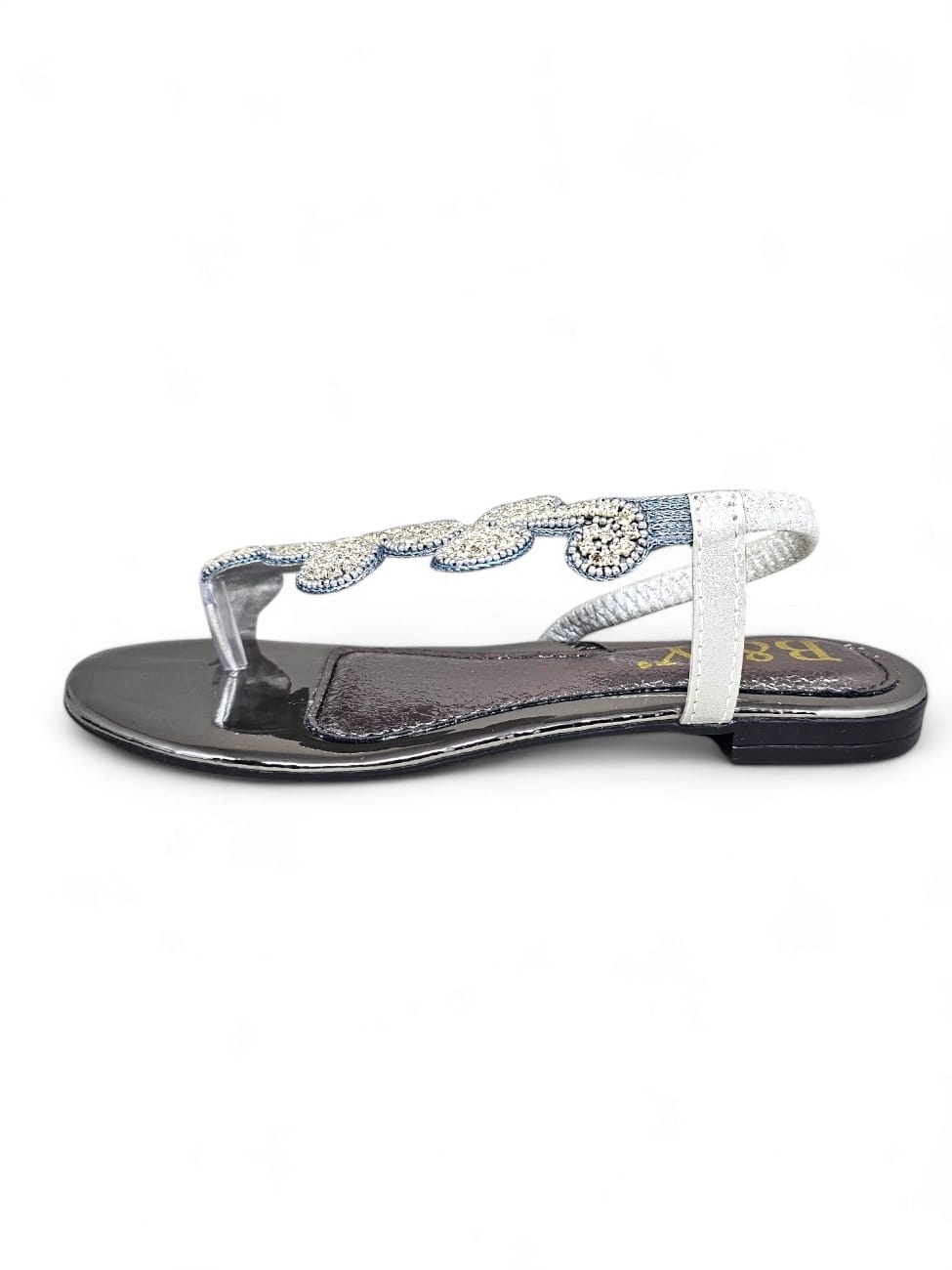 Sonata Silver Flat Sandal