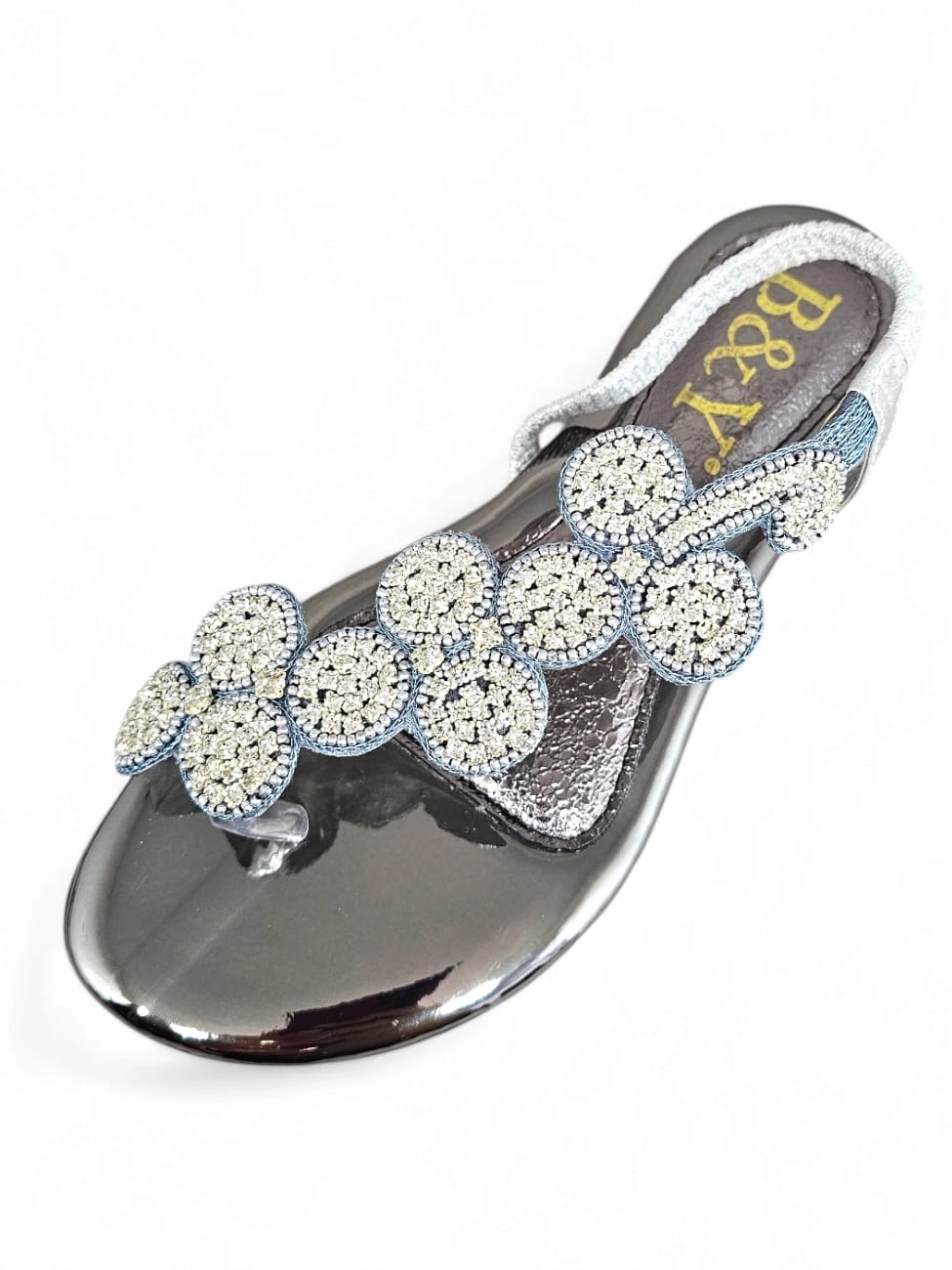 Sonata Silver Flat Sandal
