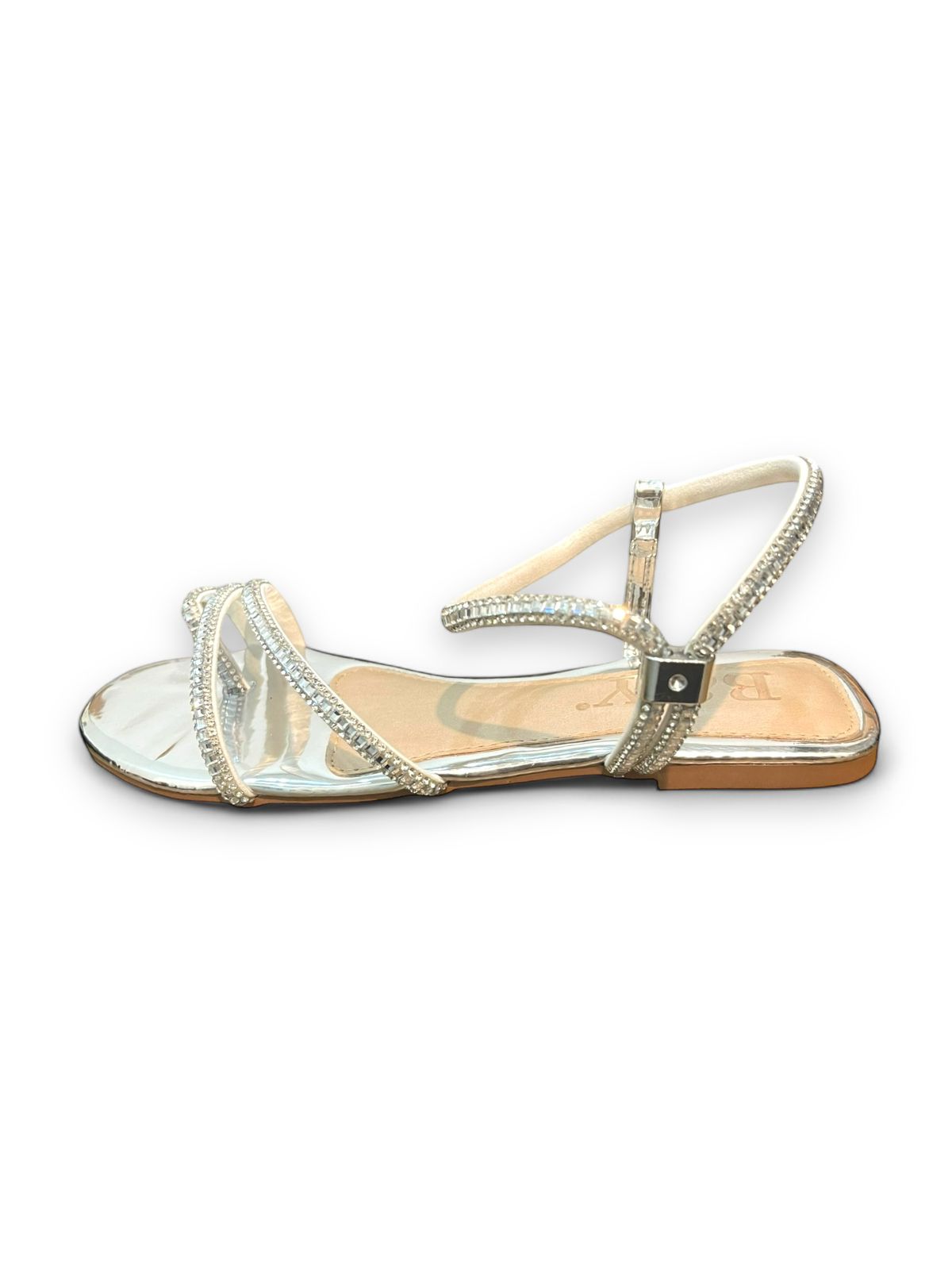Epoch Silver Flat Sandal