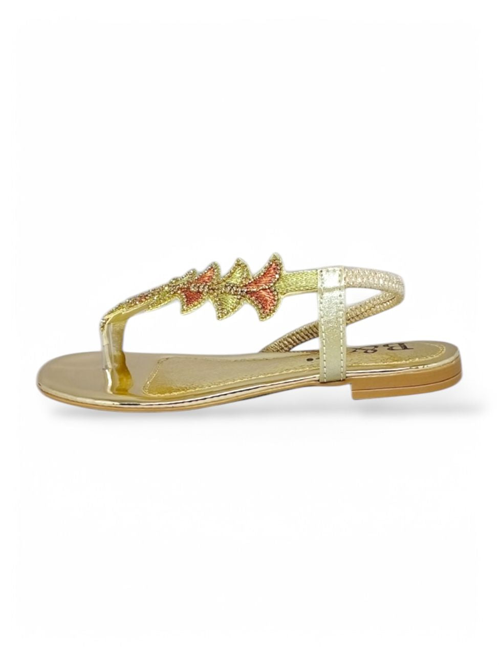 Still Golden Flat Sandal