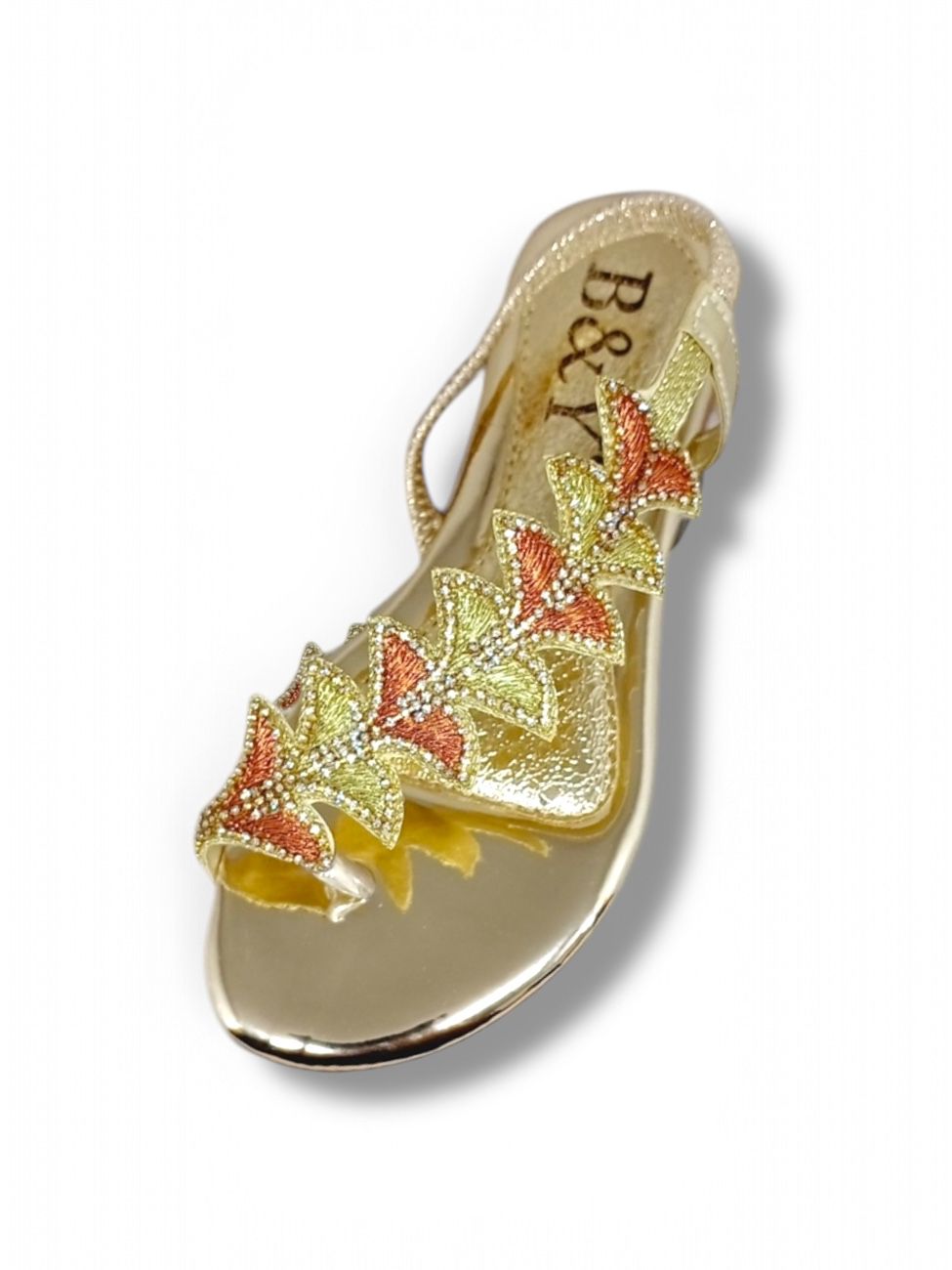 Still Golden Flat Sandal
