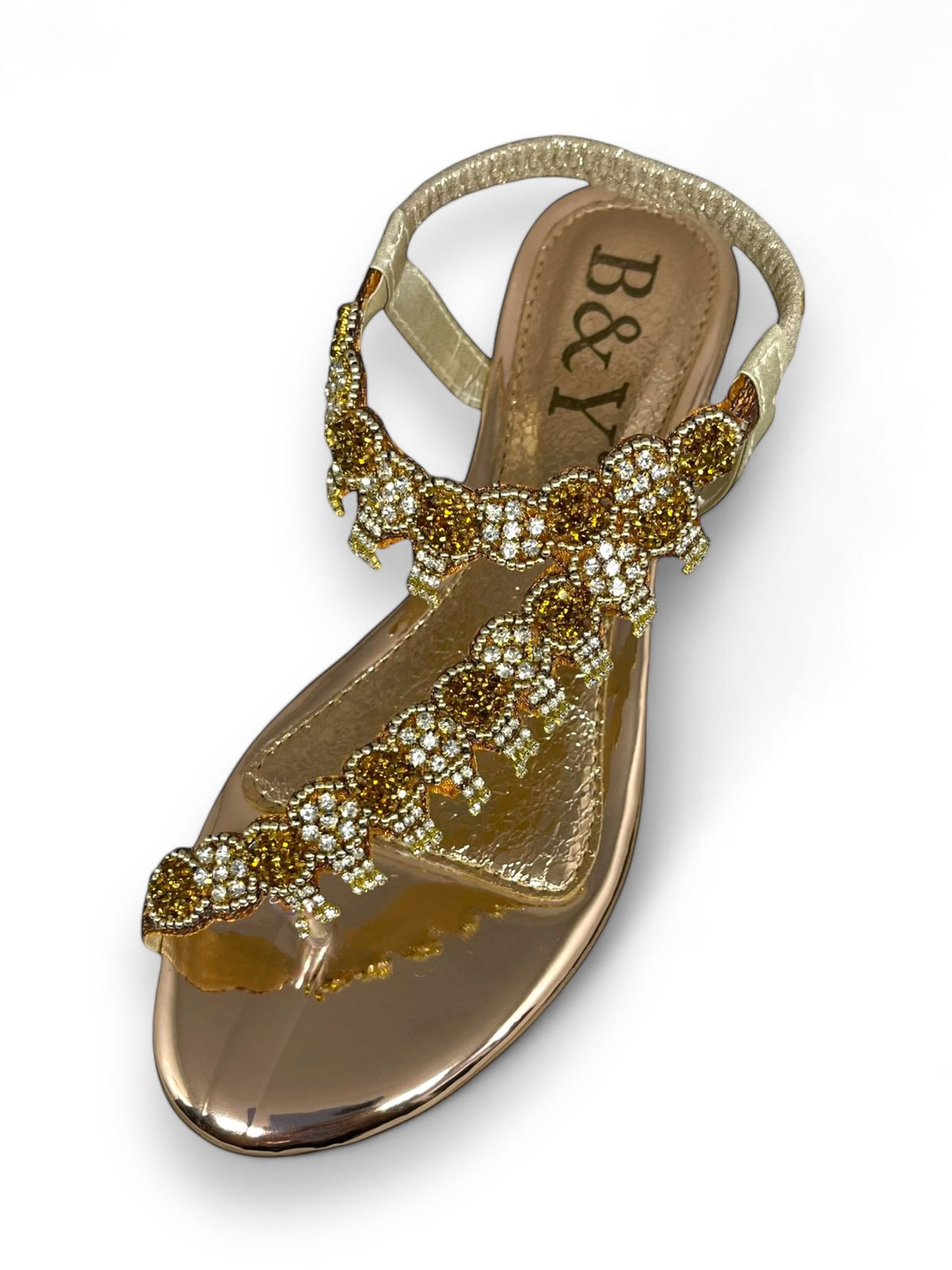Karisse Bronze Block Heels Sandal