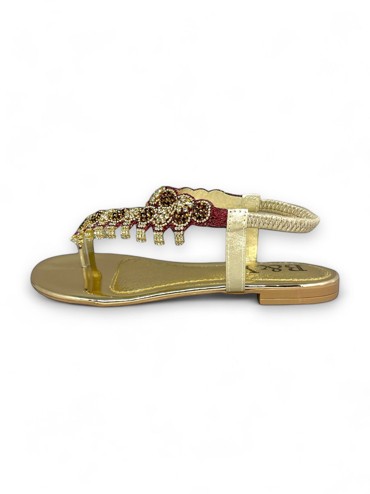 Karisse Vinho Flat Sandal