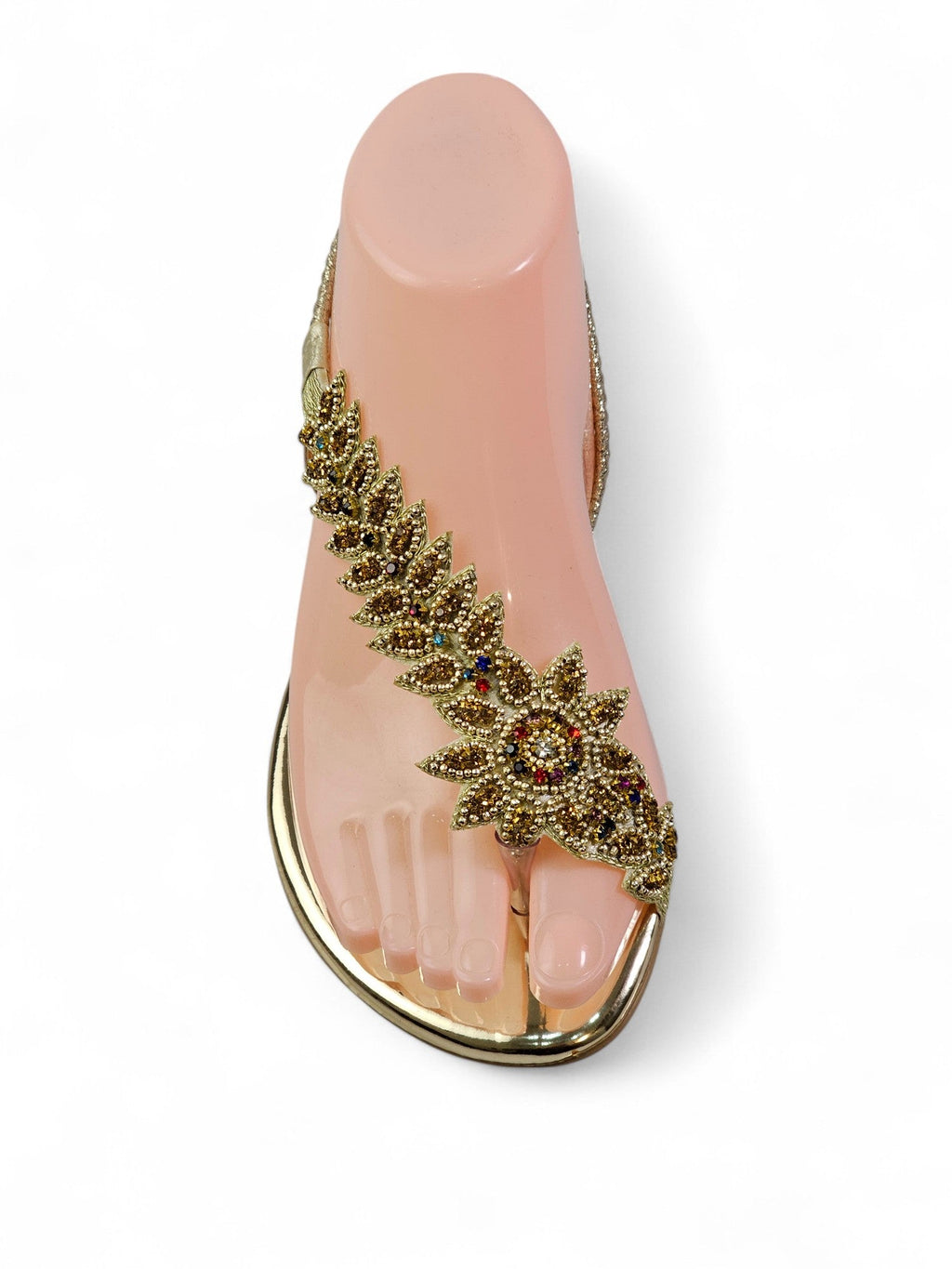 Dance Golden Flat Sandal