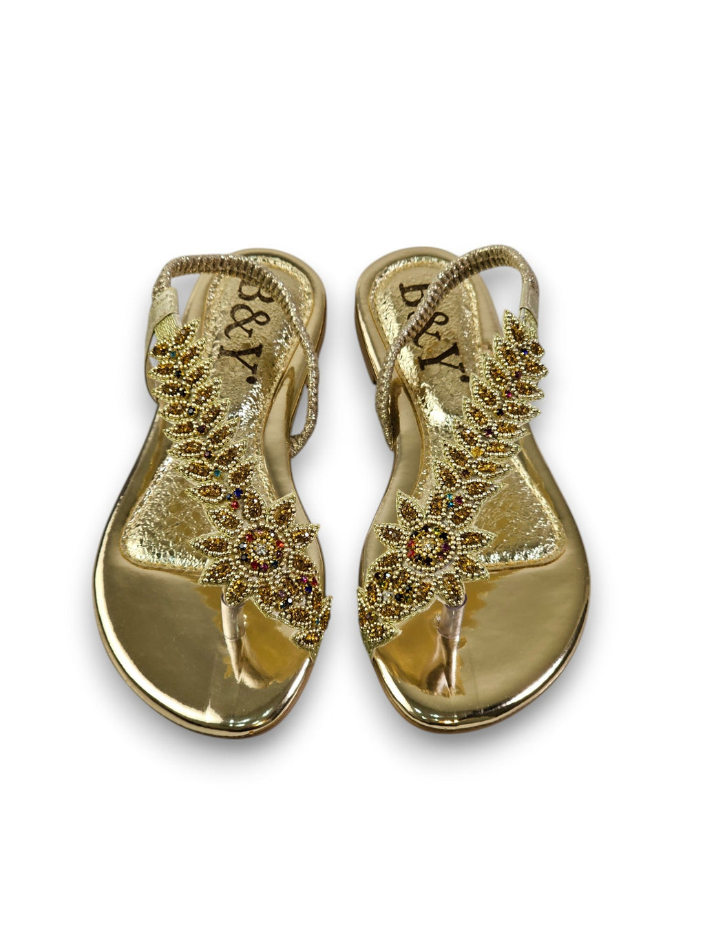 Dance Golden Flat Sandal