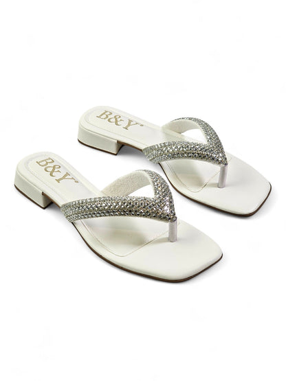 Coast White Low Heel Flip-Flop