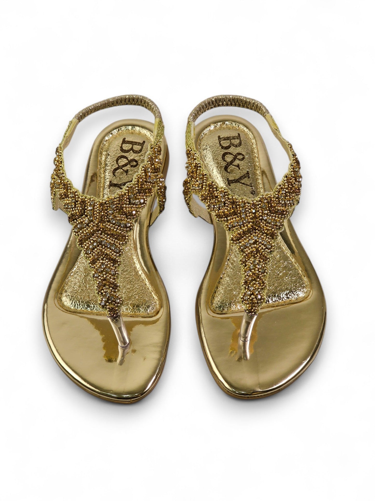 Ease Golden Flat Sandal