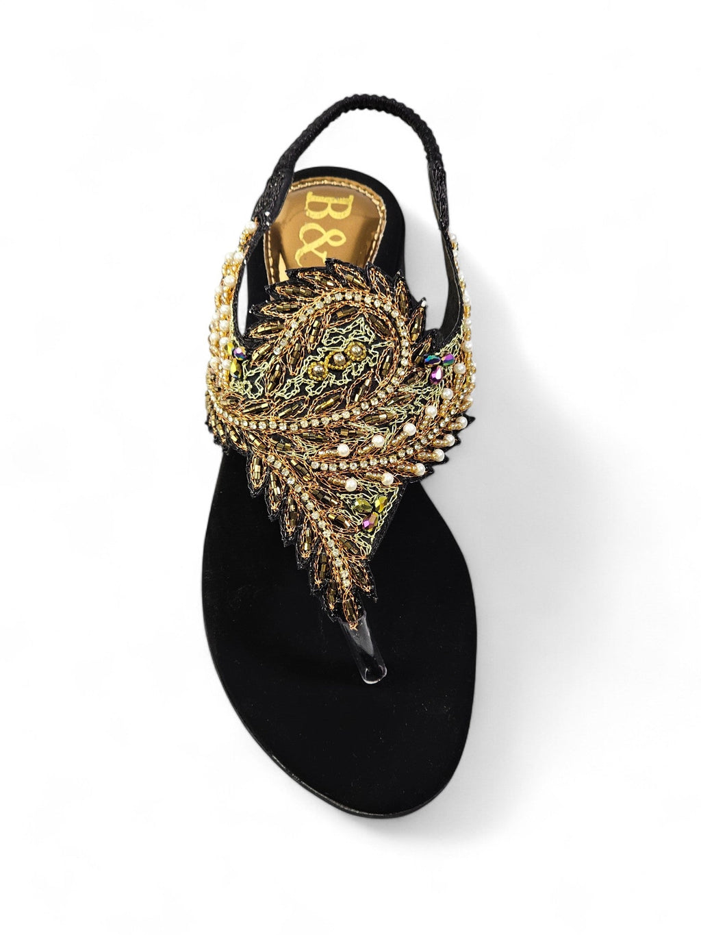 Aureda Black Block Heels Sandal - Bilwani & Yakoob