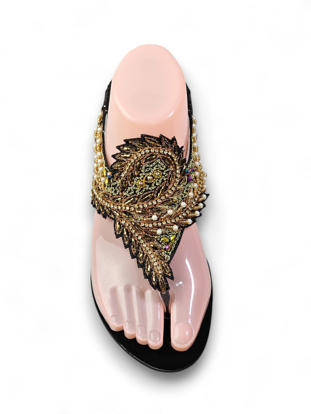 Aureda Black Block Heels Sandal - Bilwani & Yakoob