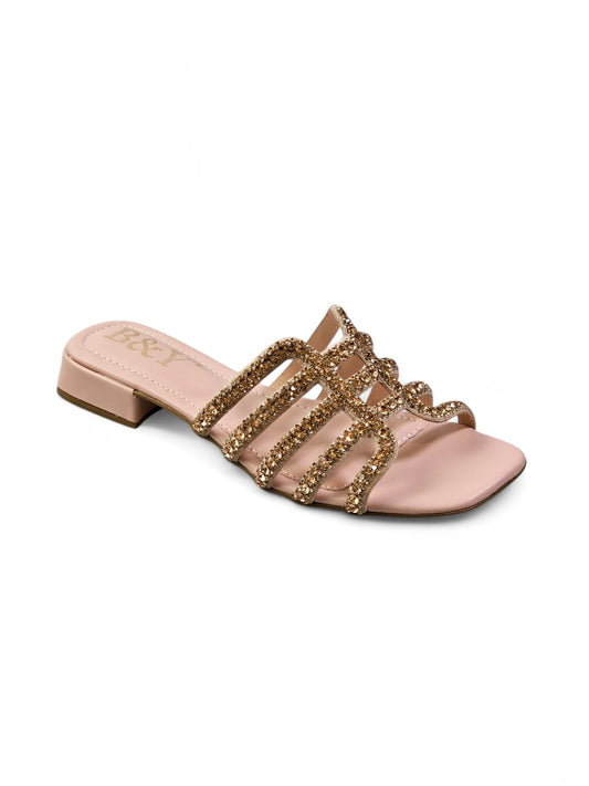 Muse Candy Low Heel Slip-on Sandal