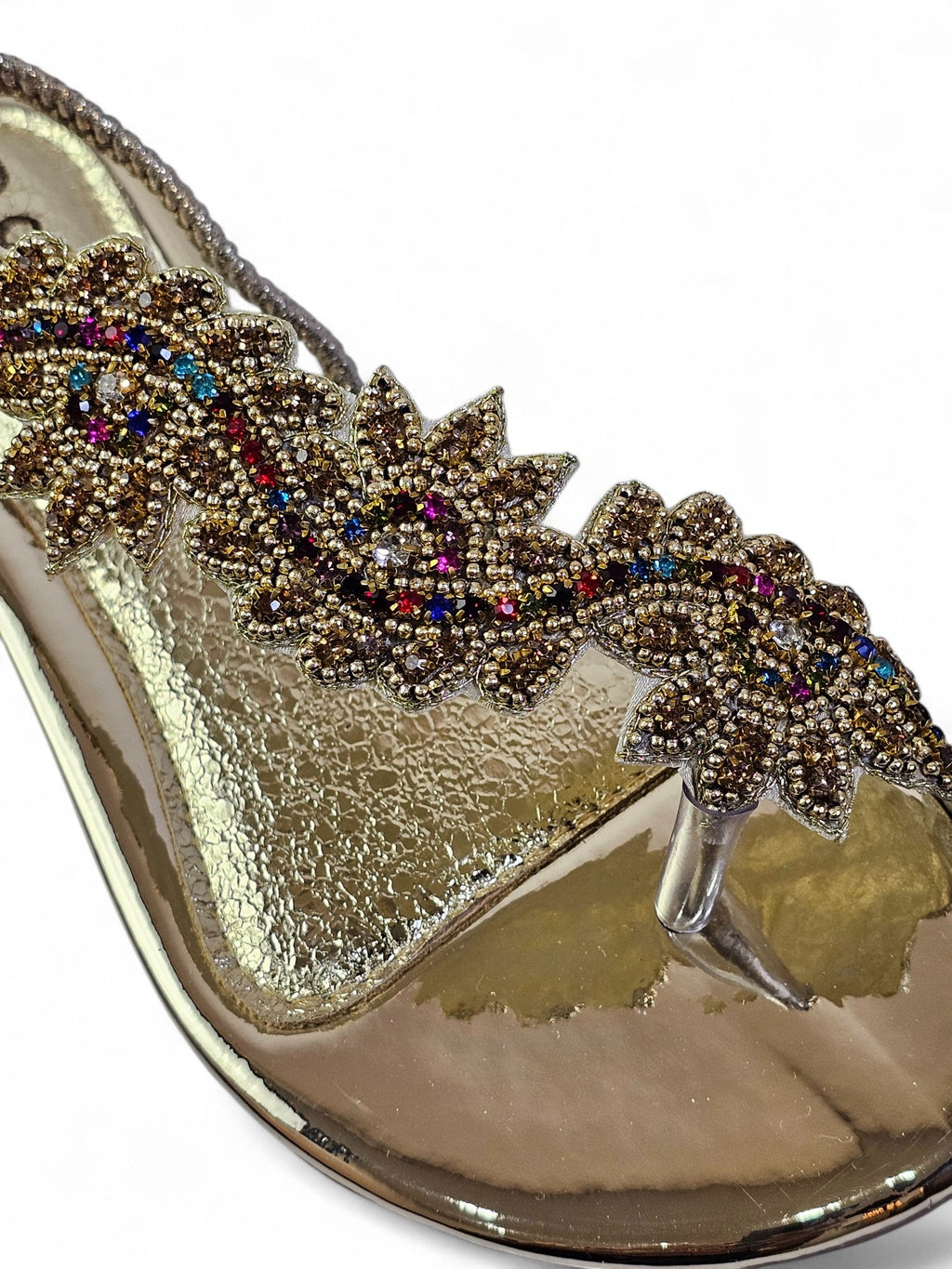 Nirelle Golden Flat Sandal