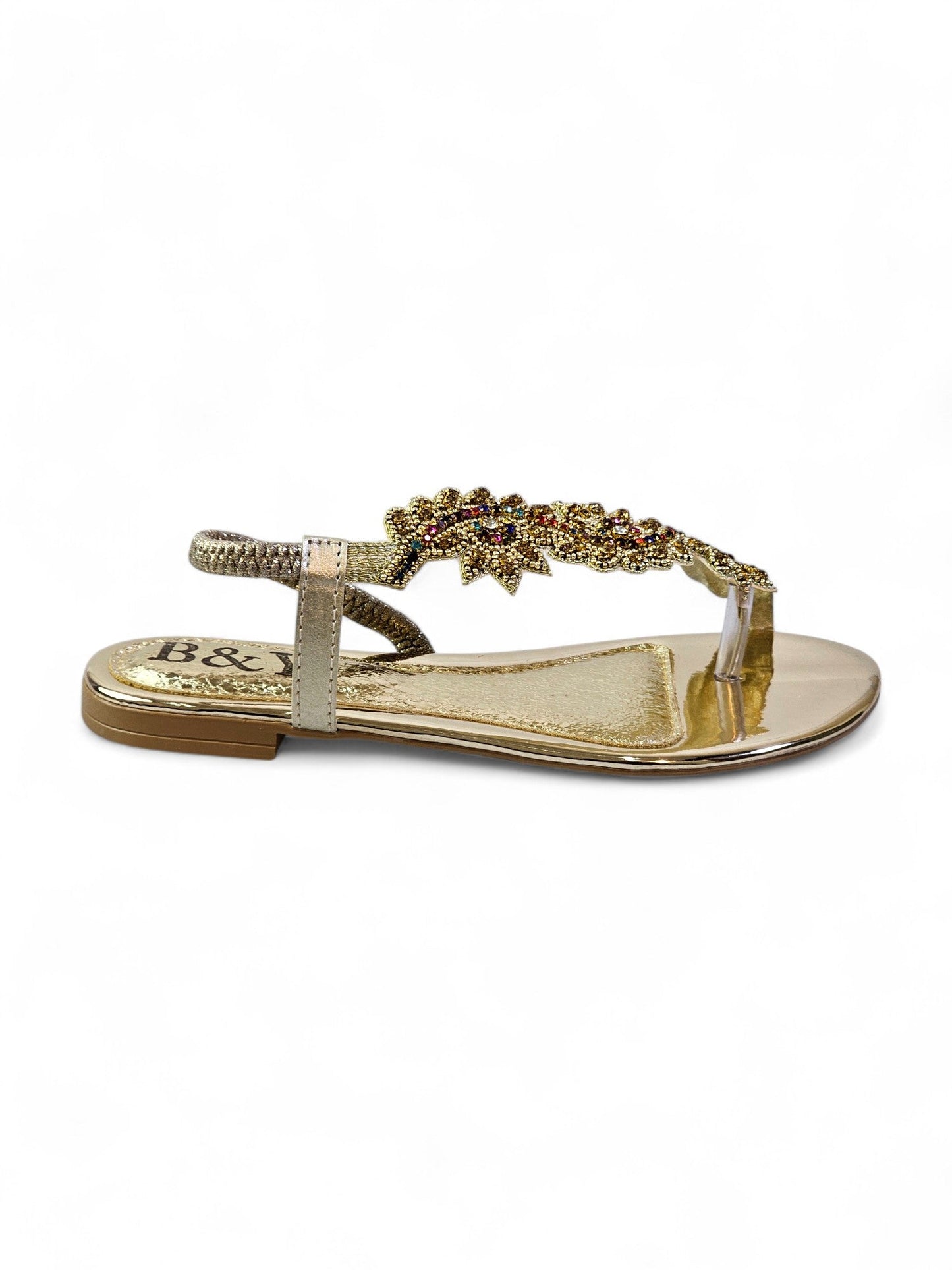 Nirelle Golden Flat Sandal