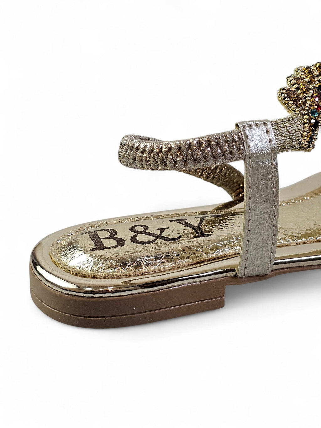 Nirelle Golden Flat Sandal