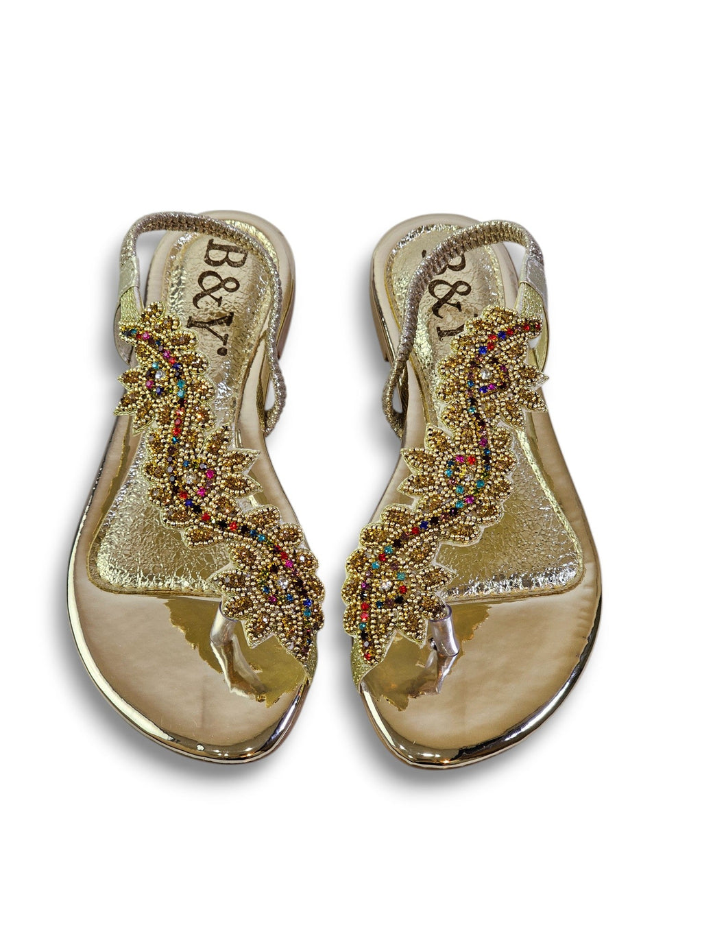 Nirelle Golden Flat Sandal