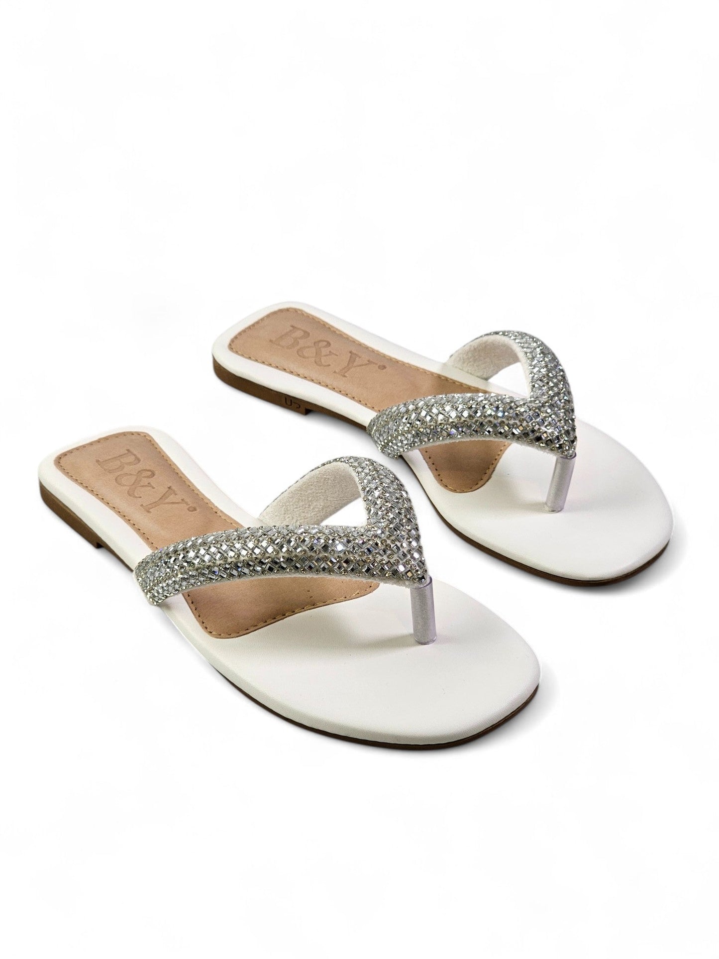 Coast White Flat Flip-Flop
