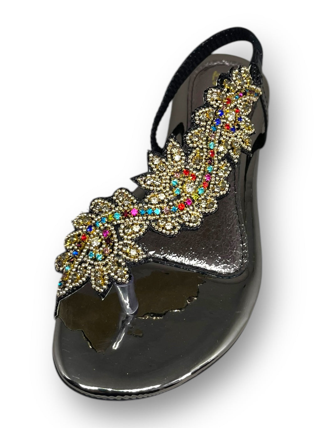 Nirelle Black Flat Sandal