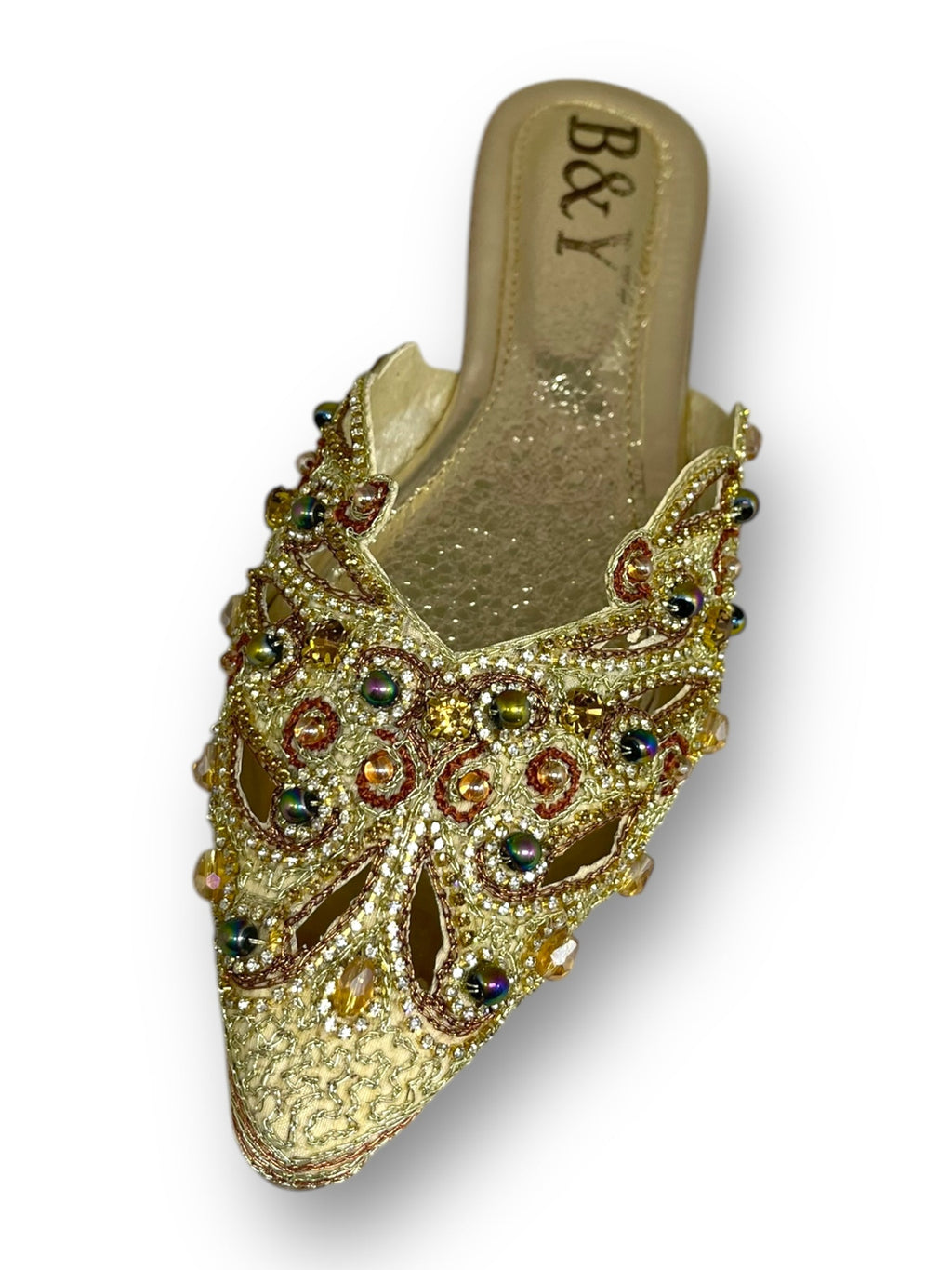 Serava Golden Flat Mule