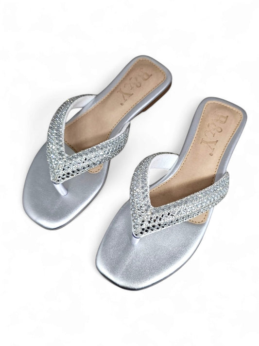 Coast Silver Flat Flip-Flop