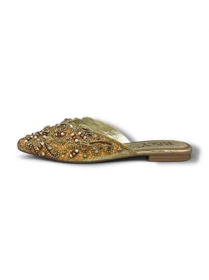 Beam Golden Flat Mule