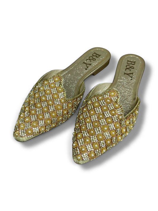 Whim Golden Flat Mule