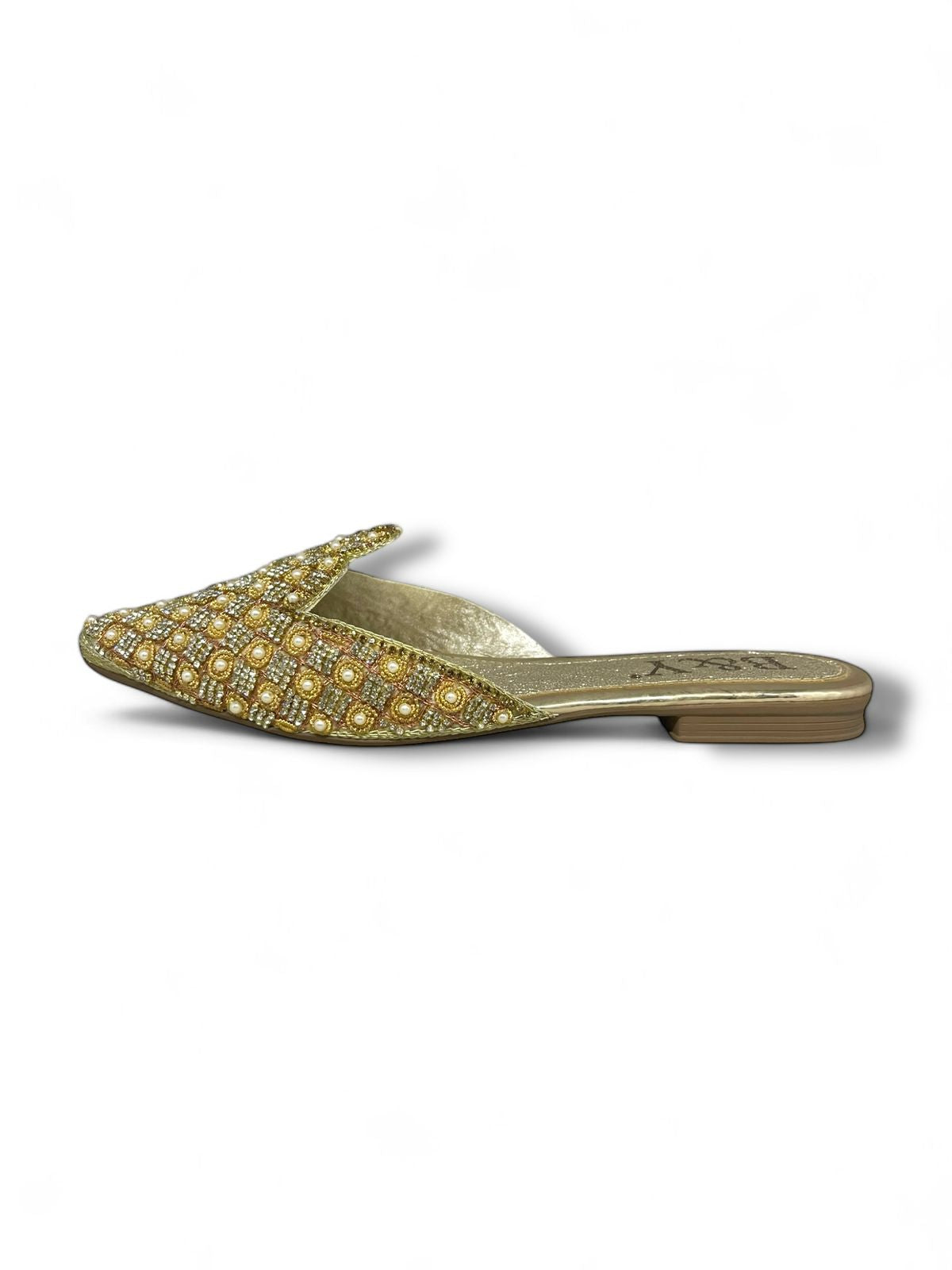 Whim Golden Flat Mule