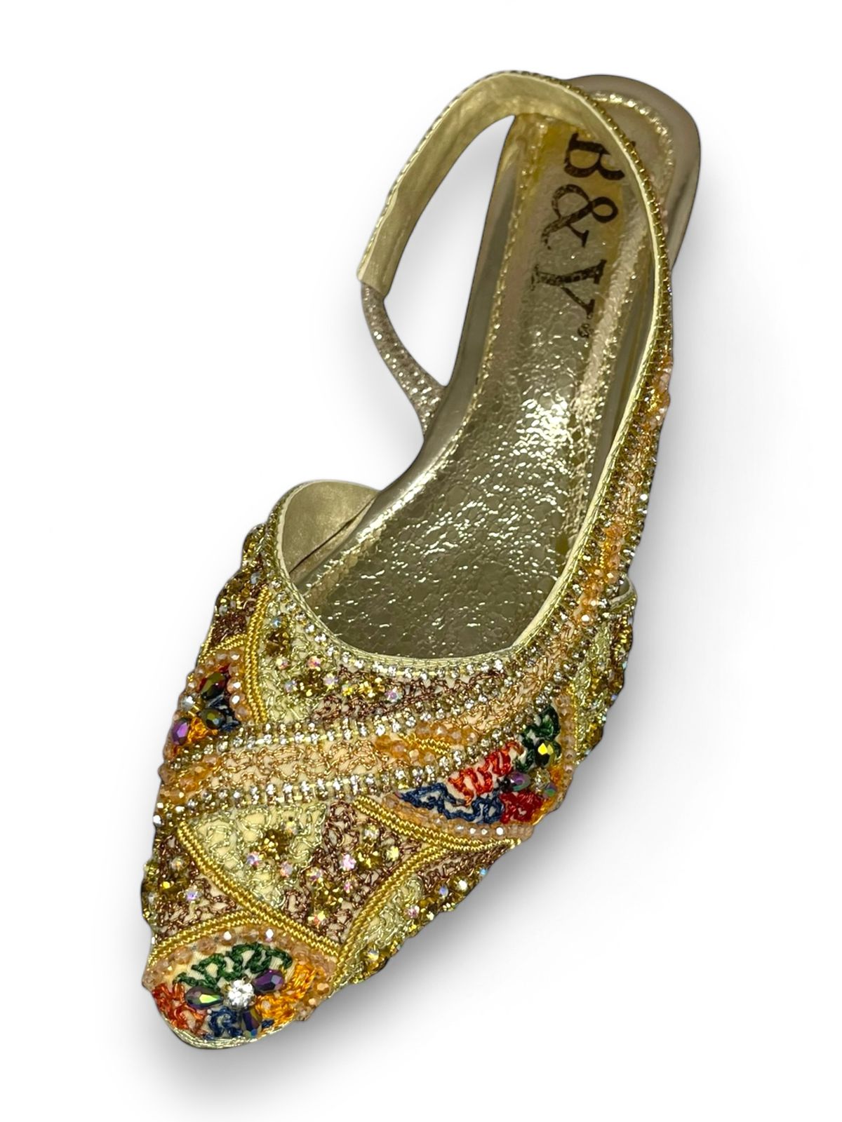 Step Golden Mid Heel Mule