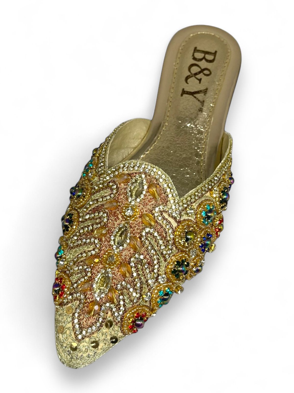 Haven Golden Flat Mule