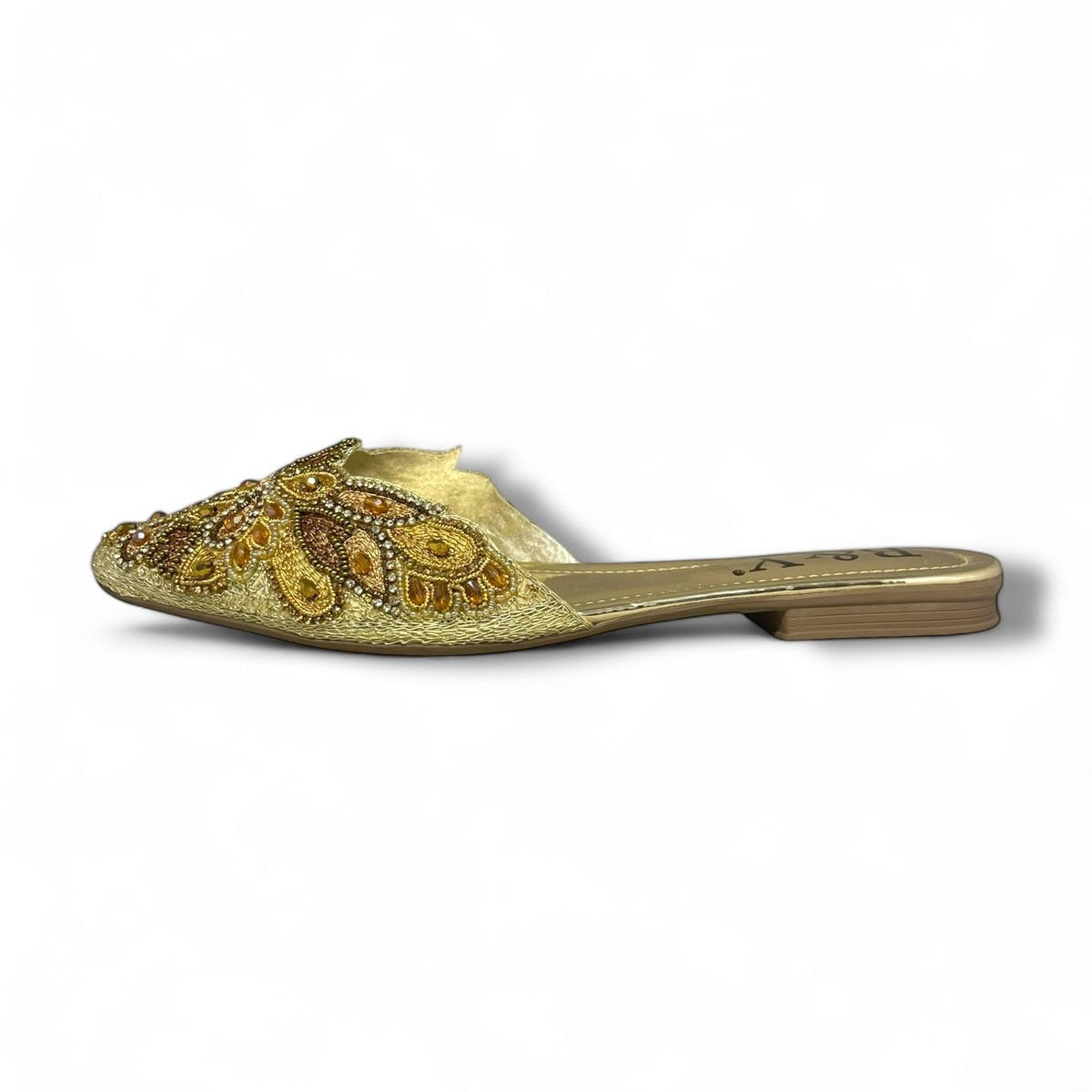 Whirl Golden Flat Mule