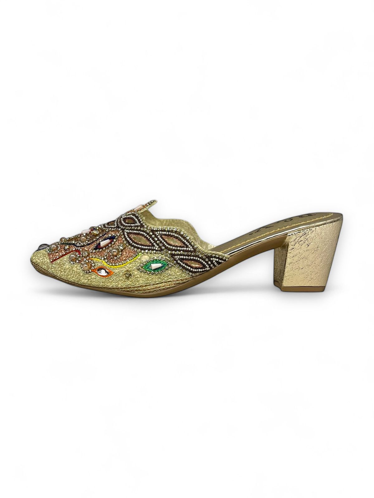 Motion Golden Mid Heel Mule