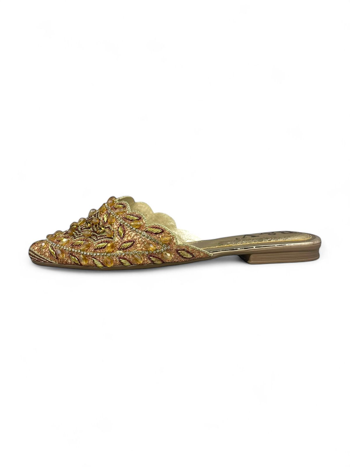 Flick Golden Flat Mule