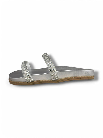 Blink Silver Flat Sandal
