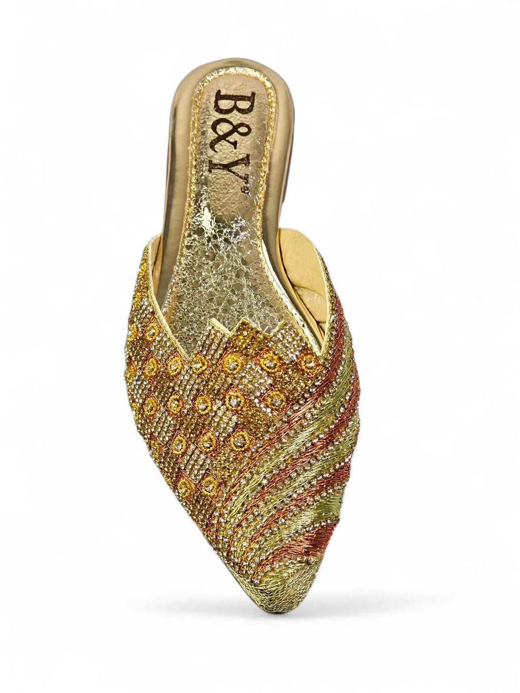 Swing Golden Flat Mule