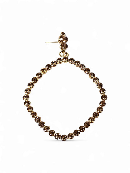 Rafaela Crystal Golden Earring