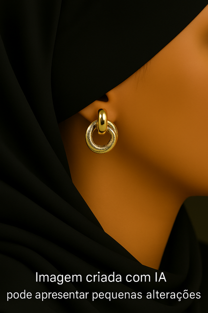Elegance Golden Earring
