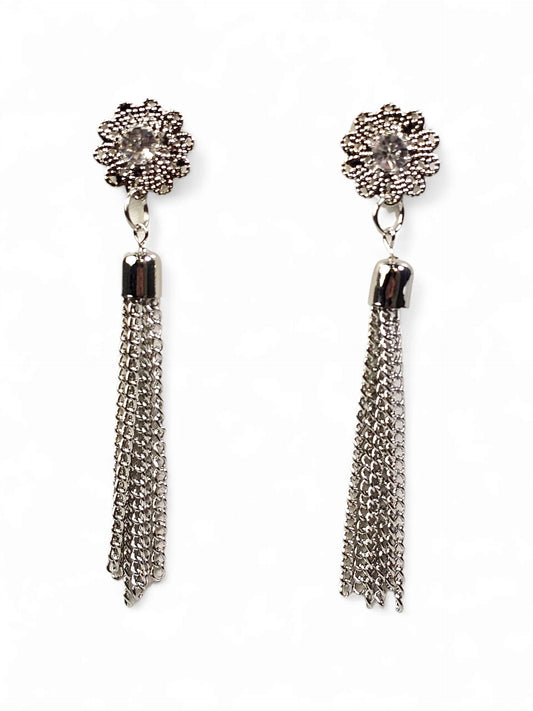 Flower Silver Earring