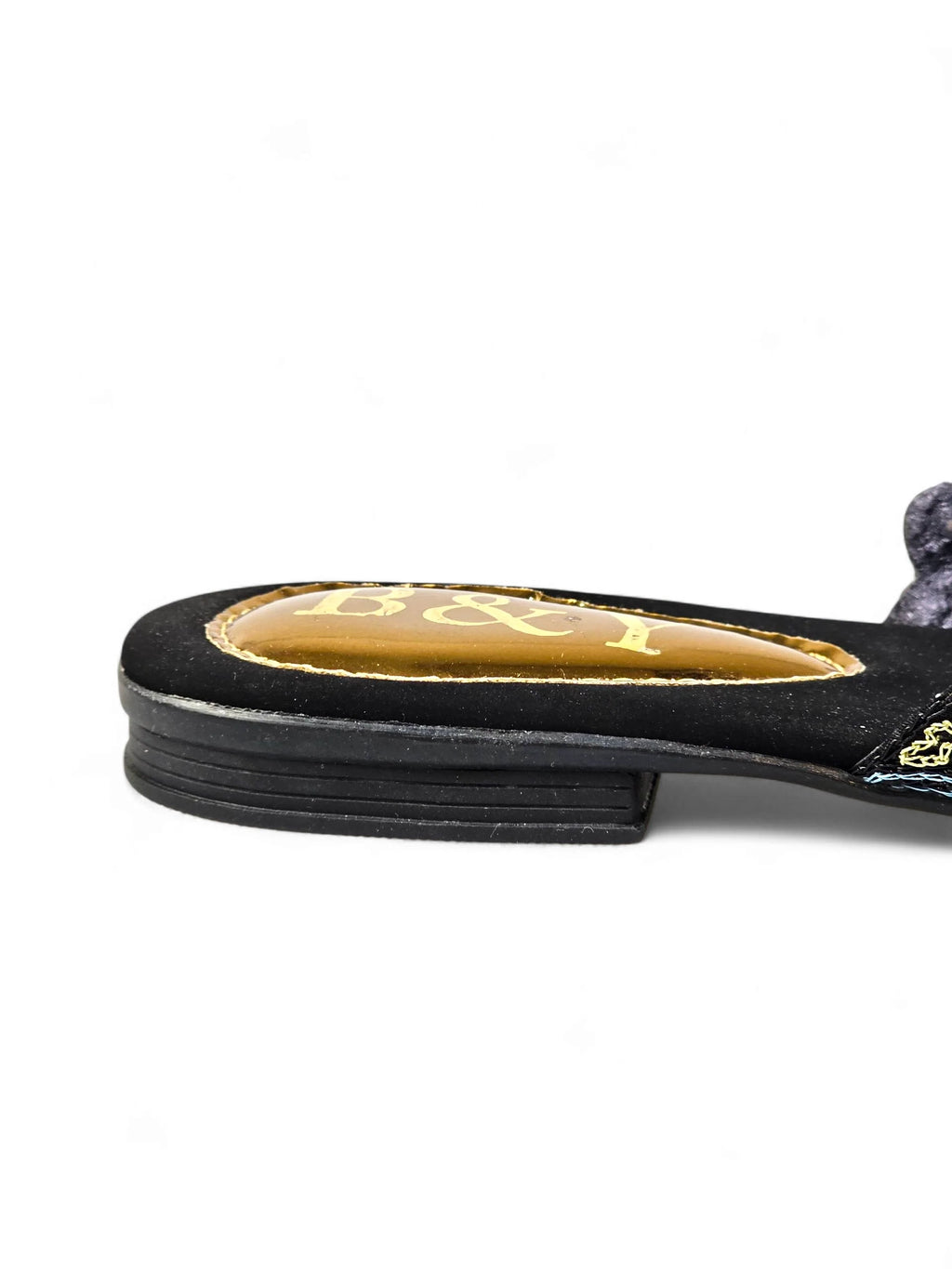 Serava Black Flat Mule